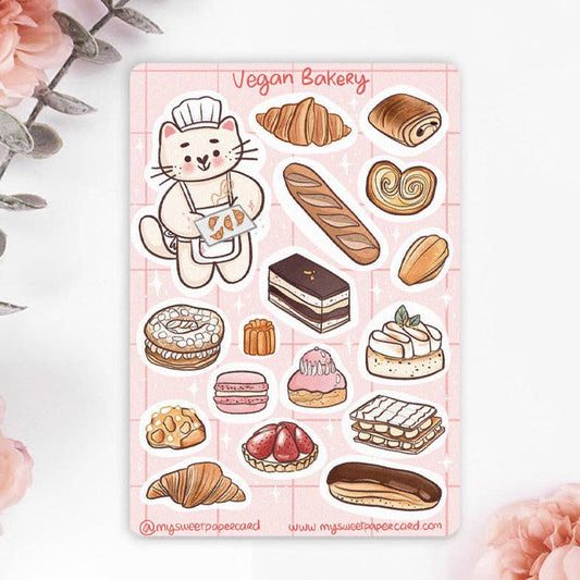 Vegan Bakery Standard Matte Sticker Sheet