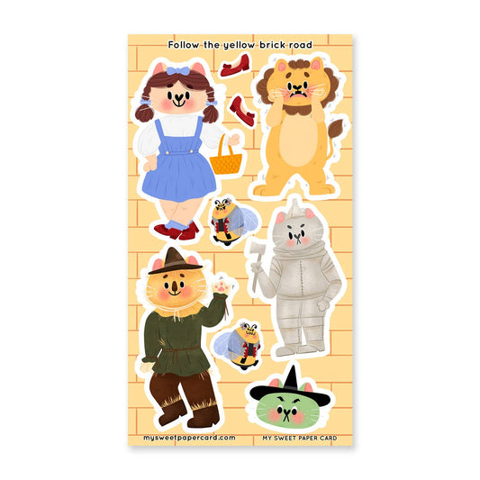 The Wizard of Oz Standard Matte Sticker Sheet